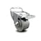 Service Caster 3 Inch Semi Steel Wheel Bolt Hole Caster with Total Lock Brake SCC-BHTTL20S315-SSR - alternate 1